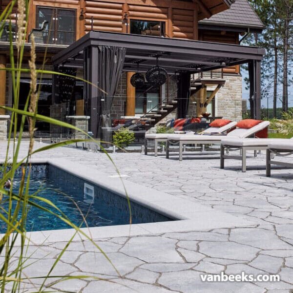 Permacon Laguna Pool Capping